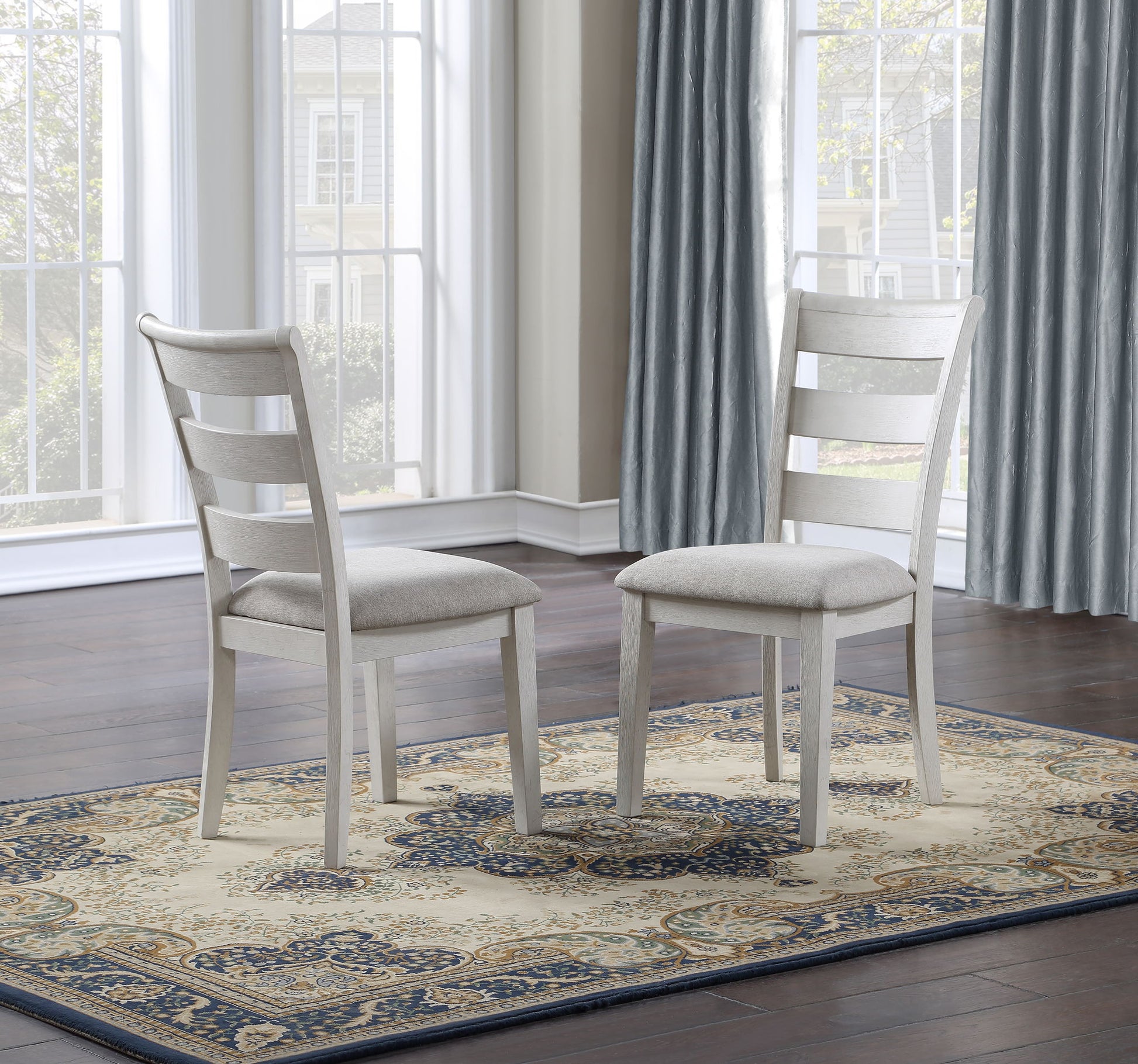 Pendleton - Side Chair (Set of 2) - White - Hornell Furniture Outlet