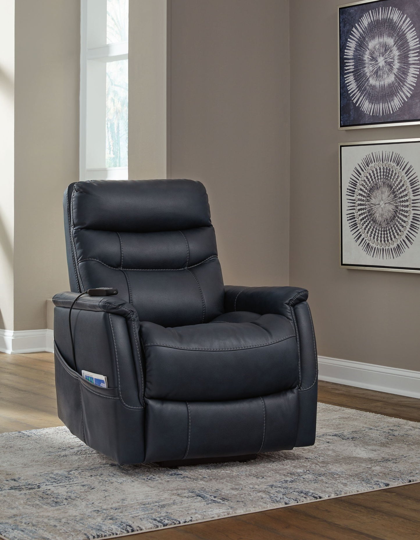 Strawbill - Power Lift Recliner - Hornell Furniture Outlet