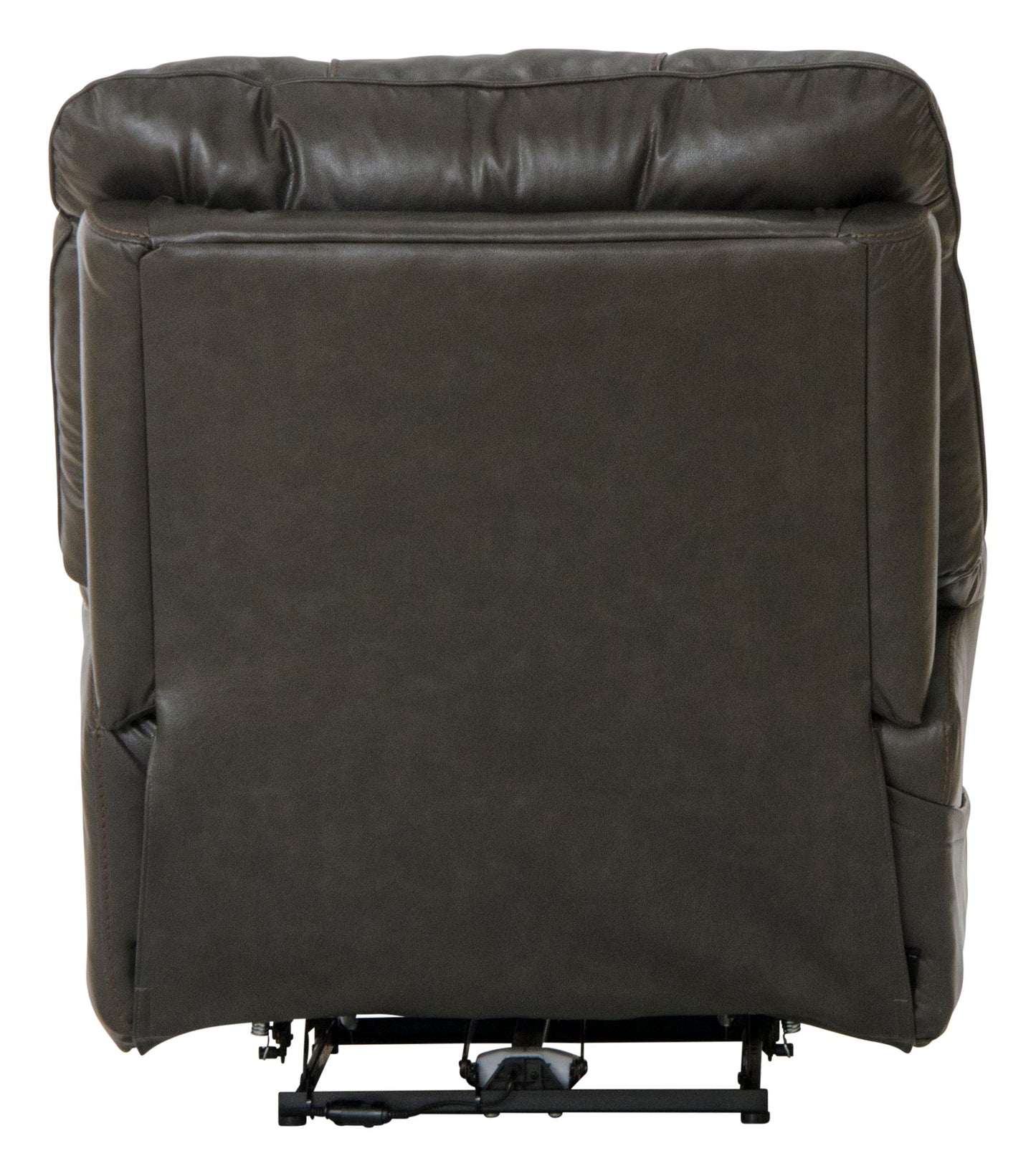 Naples - Power Lay Flat Recliner With Extended Ottoman - Chocolate - Hornell Furniture Outlet