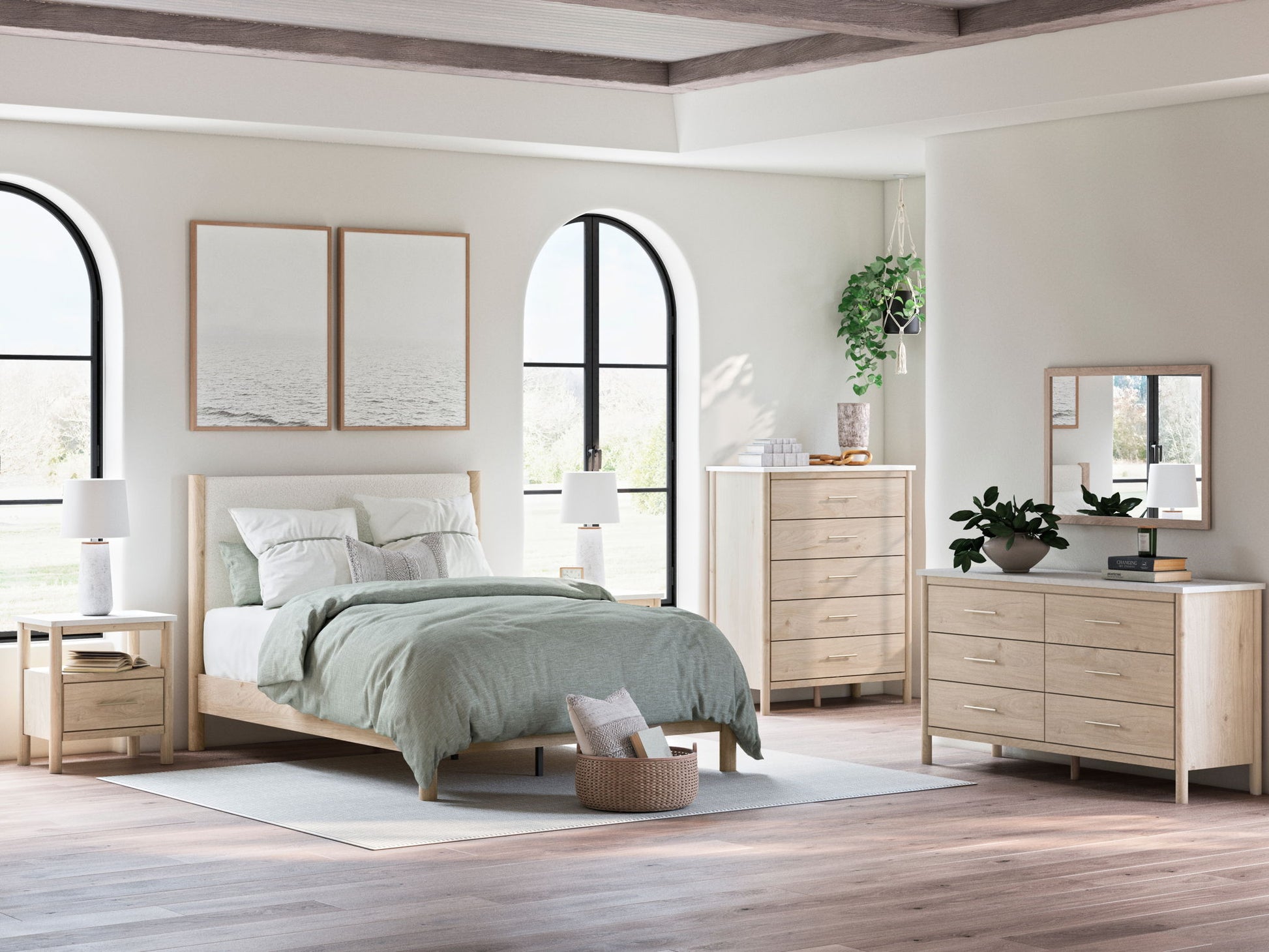 Cadmori - Panel Bedroom Set - Hornell Furniture Outlet