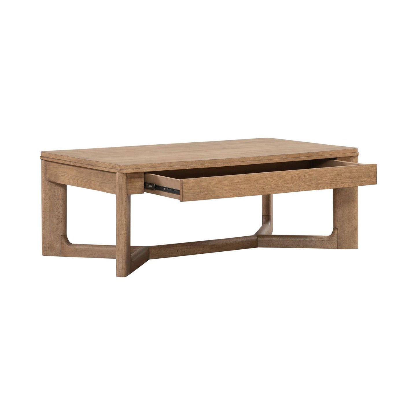 Ballentine - Rectangular Cocktail Table - Brown - Hornell Furniture Outlet