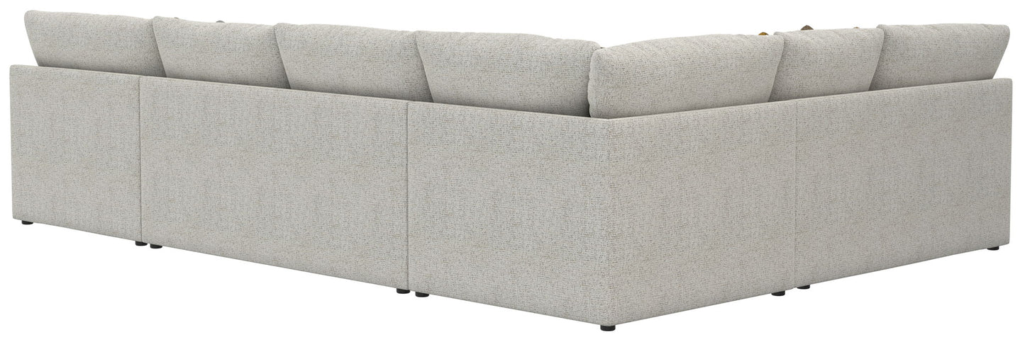 Tori - Sectional With Comfort Coil Seating, Cocktail Ottoman And Accent Pillows Included - Hornell Furniture Outlet