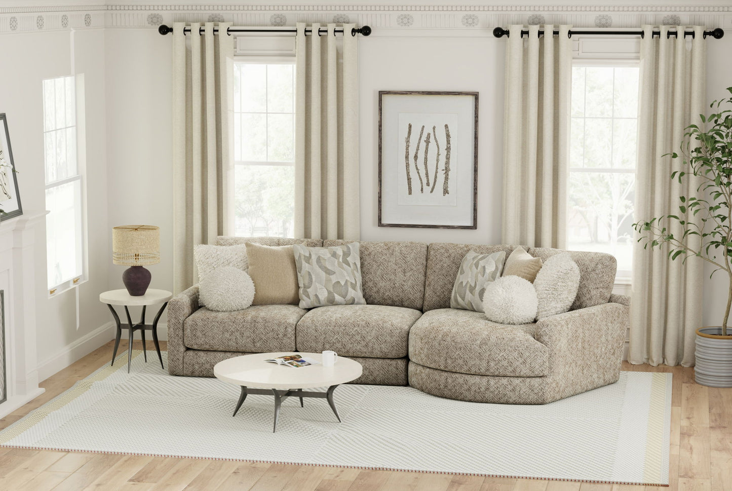 Turner - Sectional - Hornell Furniture Outlet