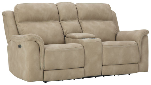 Next - Gen Durapella - Reclining Power Loveseat With Console - Hornell Furniture Outlet