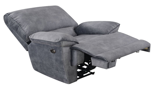 Simone - Power Recliner - Gray - Hornell Furniture Outlet