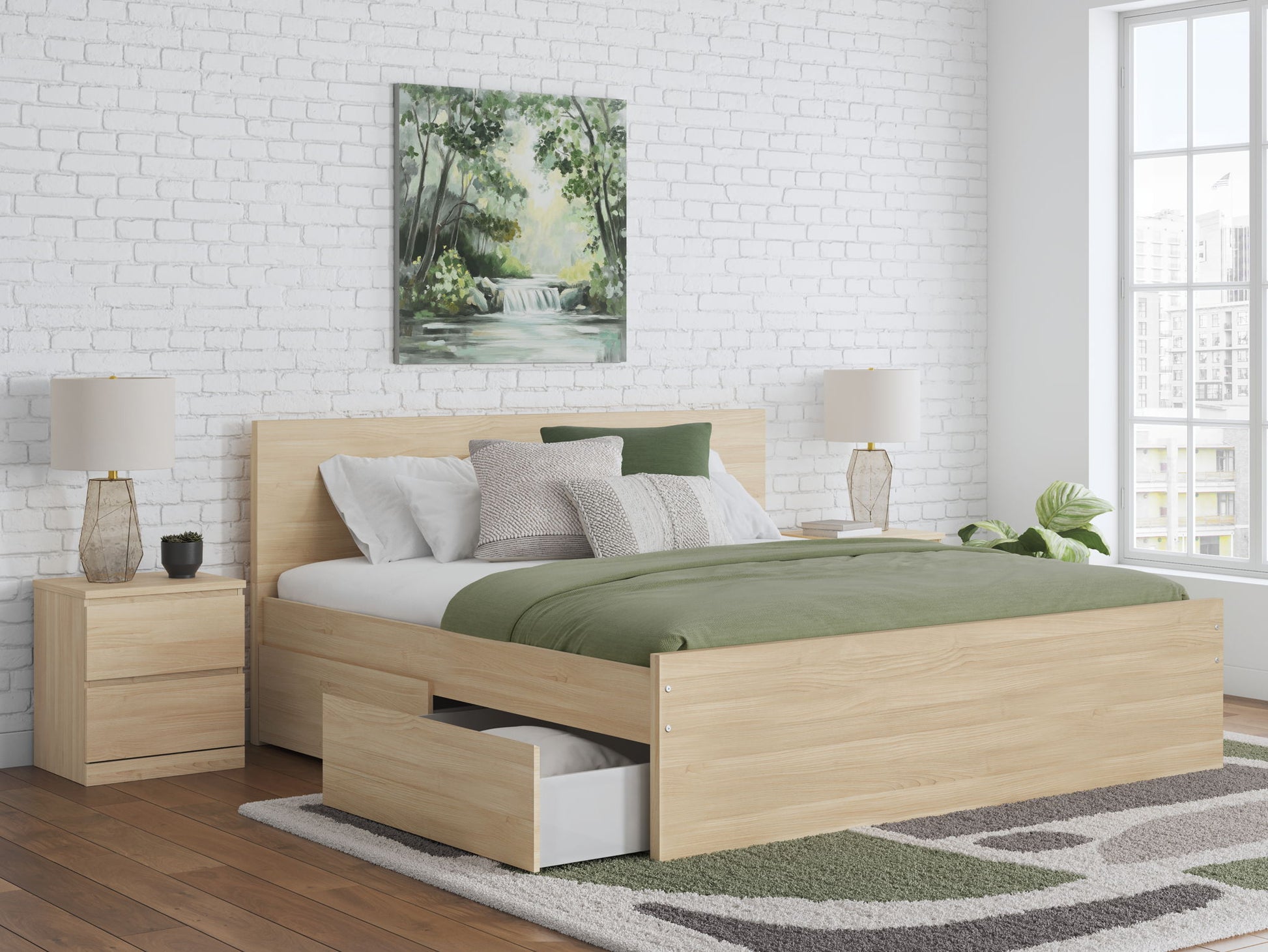 Onita - Panel Platform Bed - Hornell Furniture Outlet