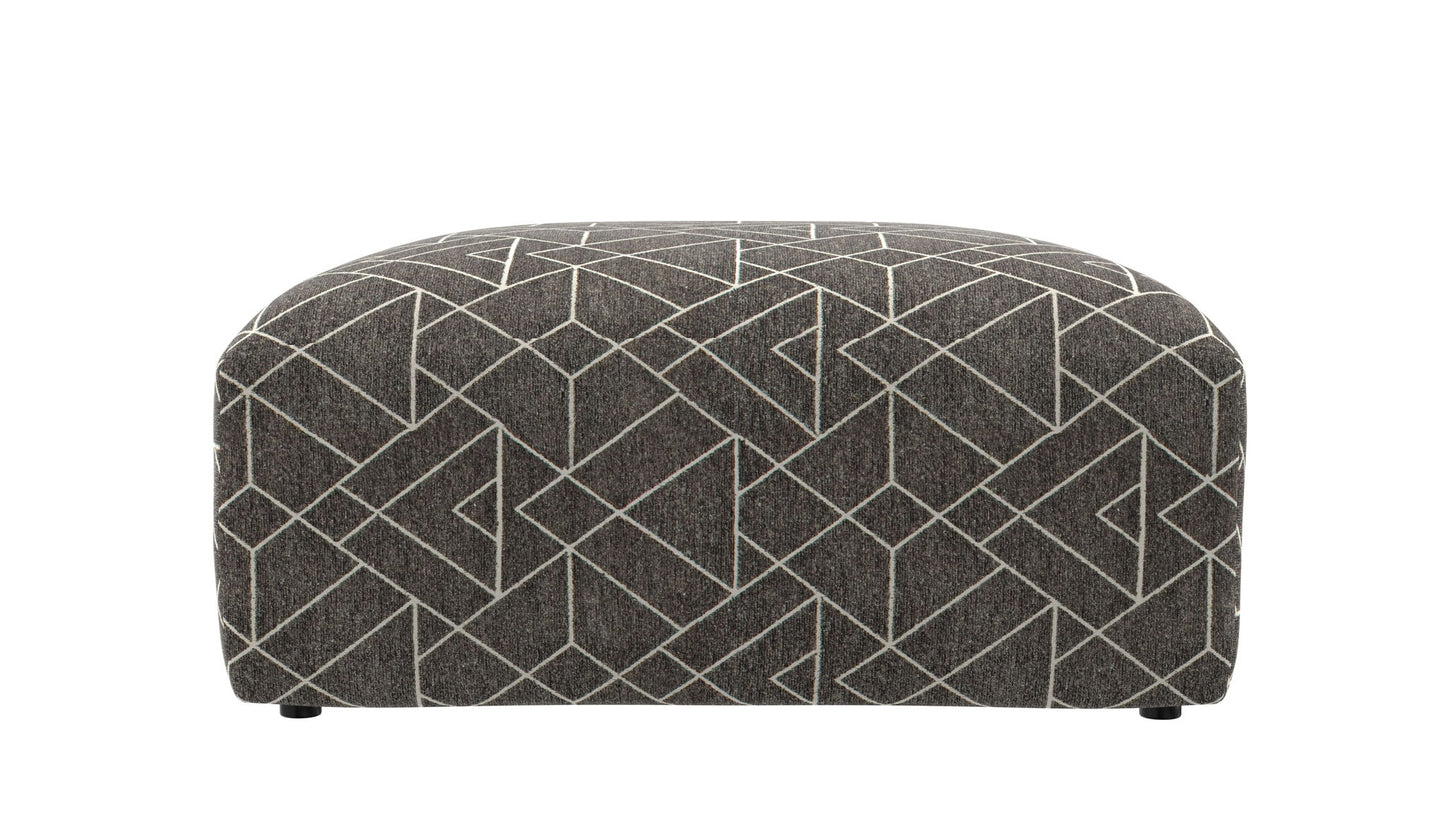 Reddington - Cocktail Ottoman - Umber - Hornell Furniture Outlet