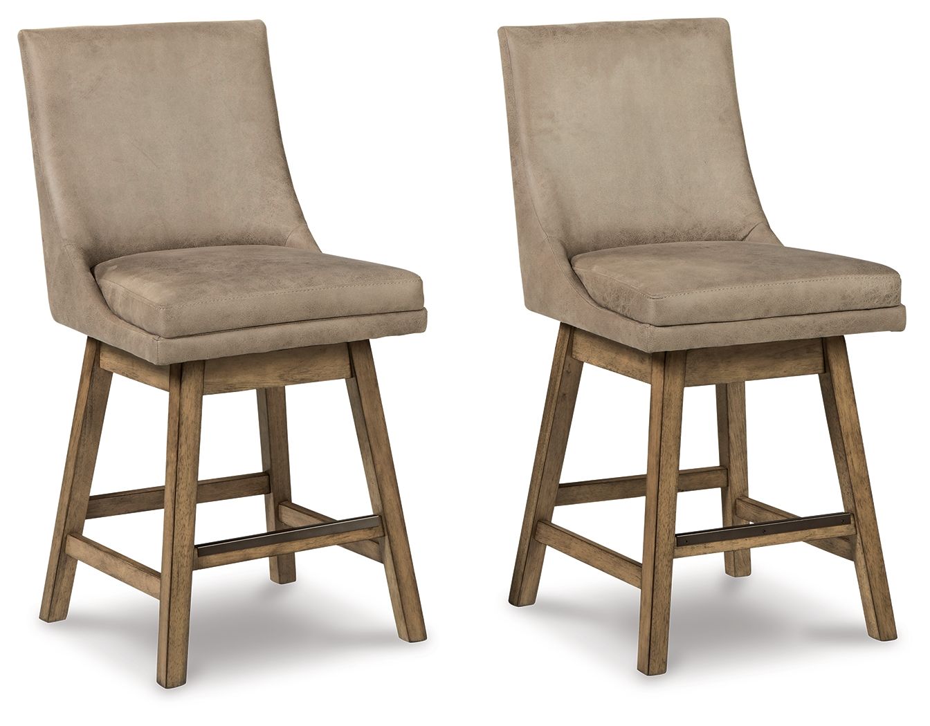 Tallenger - Swivel Barstool (Set of 2) - Hornell Furniture Outlet