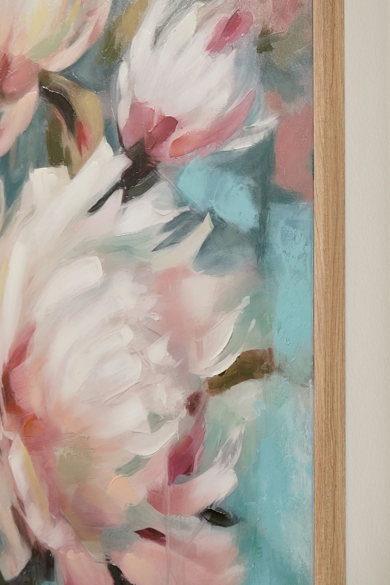 Parryville - Aqua / Pink - Wall Art - Hornell Furniture Outlet