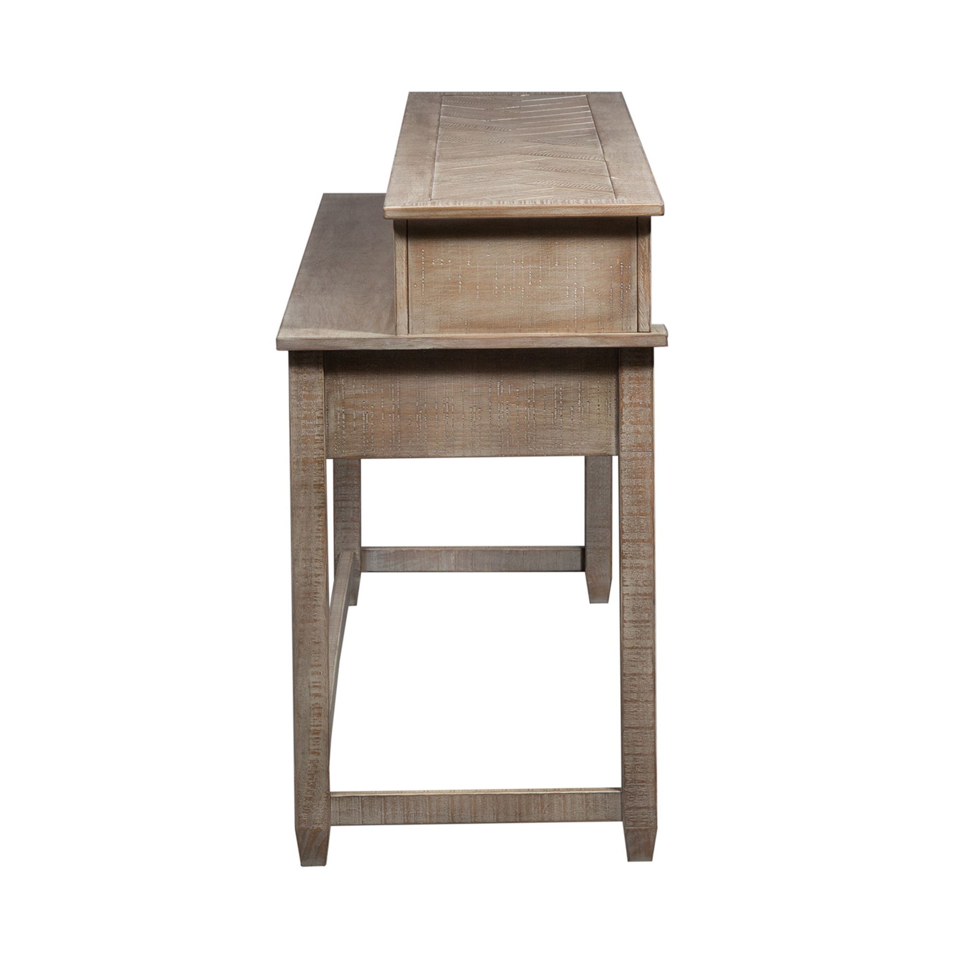 Parkland Falls - Console Bar Table - Light Brown - Hornell Furniture Outlet