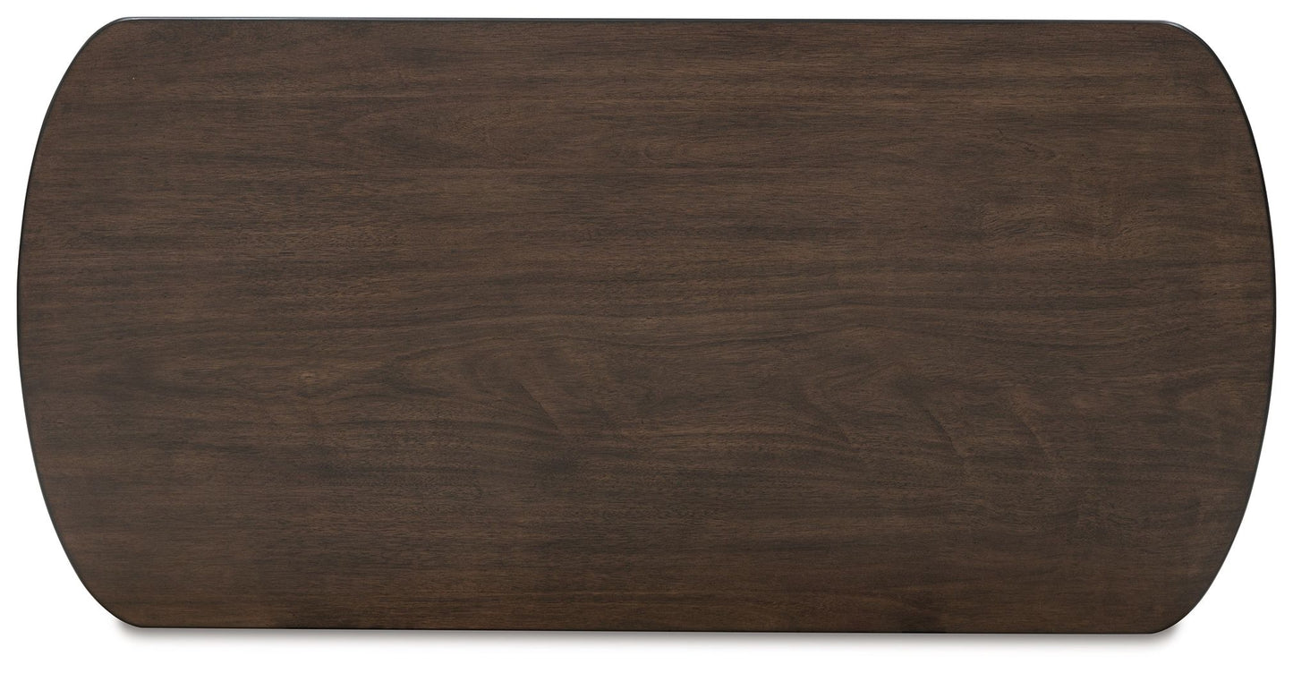 Korestone - Dark Brown - Lift Top Cocktail Table - Hornell Furniture Outlet