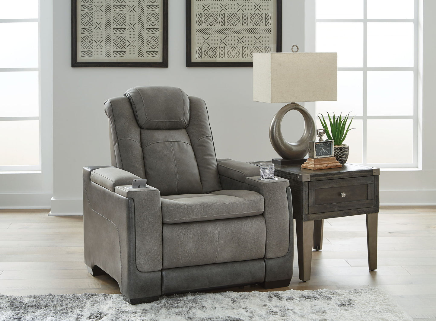 Next - gen Durapella - Pwr Recliner/Adj Headrest - Hornell Furniture Outlet