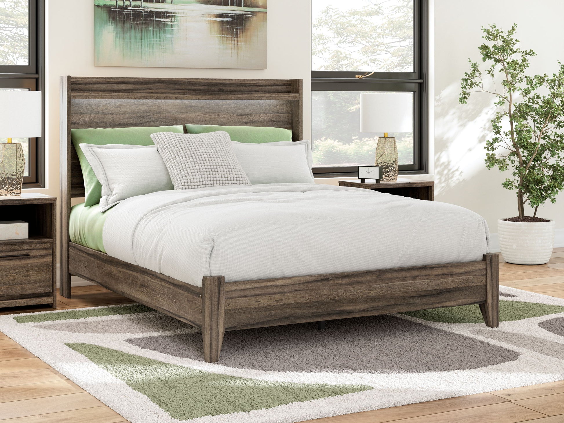 Elbrim - Panel Bed - Hornell Furniture Outlet