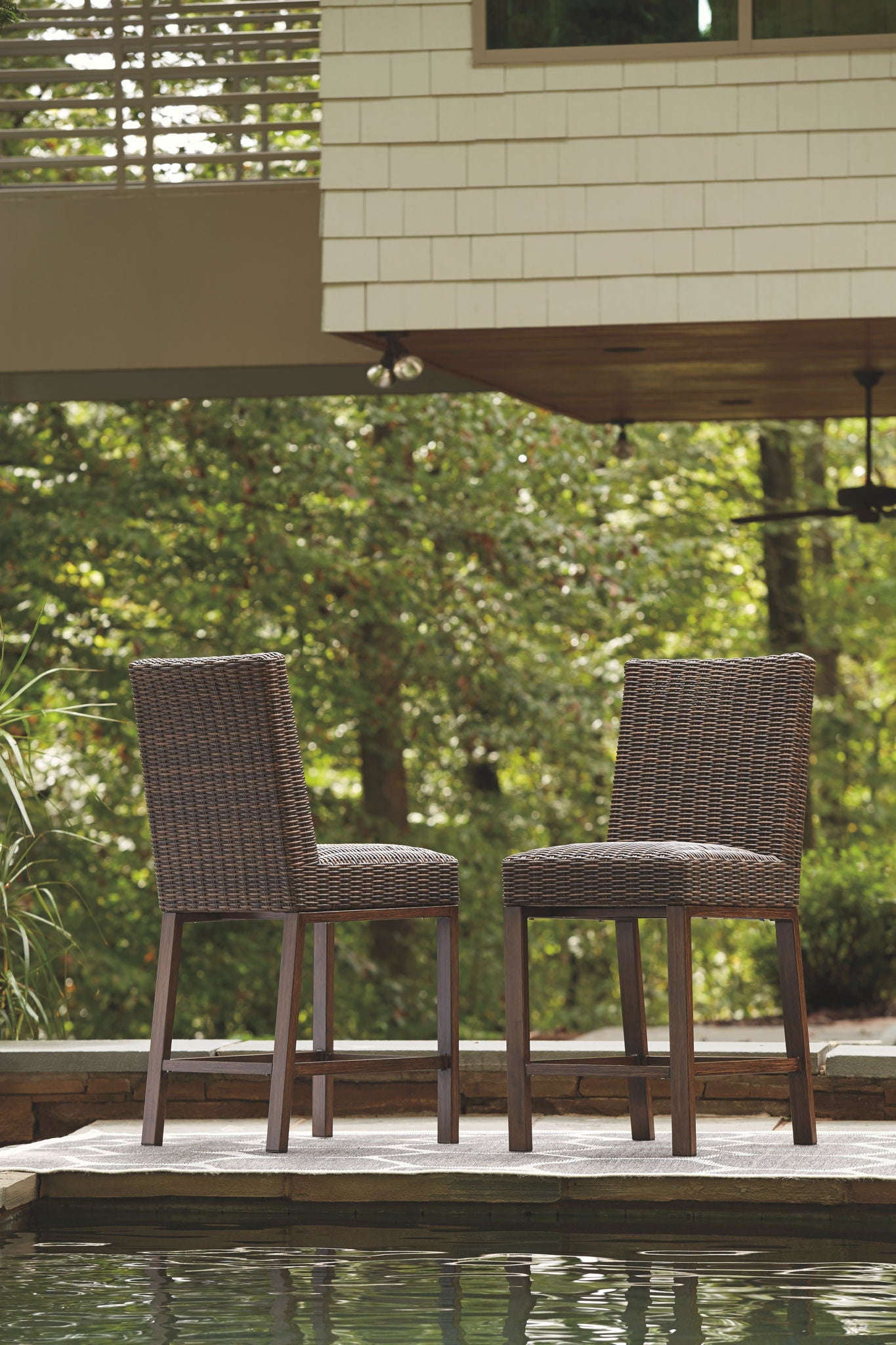 Paradise Trail - Outdoor Fire Pit Table Set - Hornell Furniture Outlet