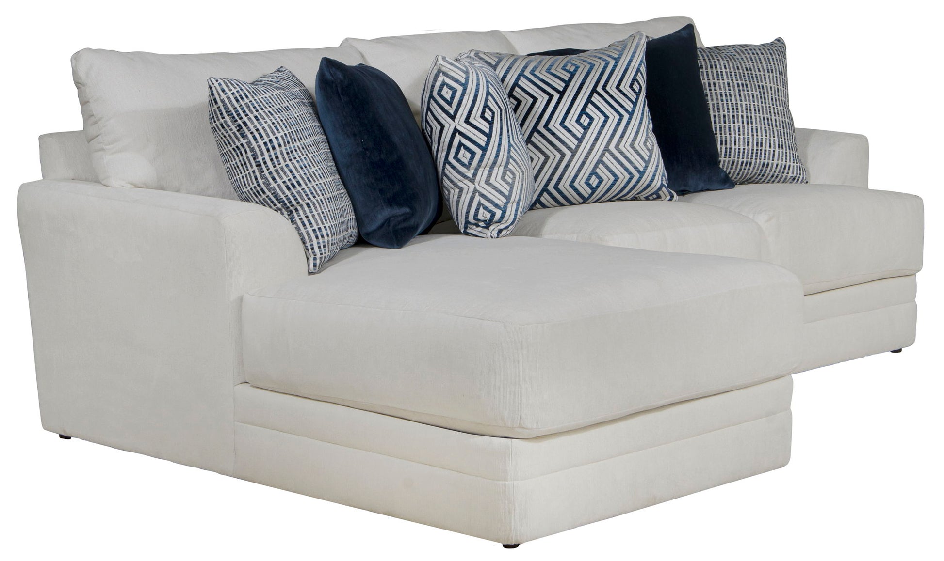 Polaris - Sectional With Comfort Coil Seating And Accent Pillows Included - Hornell Furniture Outlet