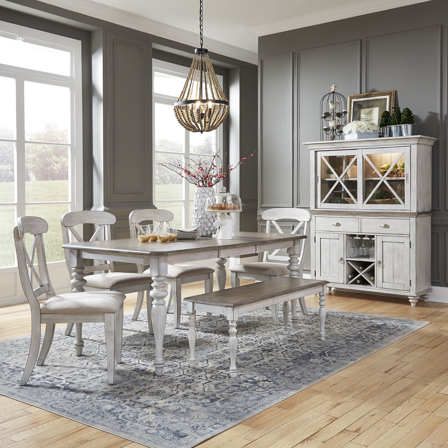 Ocean Isle - Rectangular Table Set - Hornell Furniture Outlet