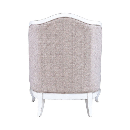 Magnolia Manor - Upholstered Accent Chair - Antique White & Weathered Bark - Hornell Furniture Outlet