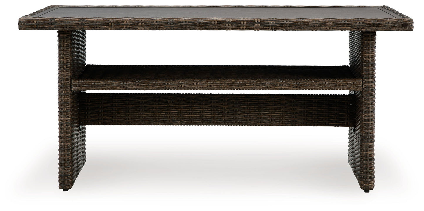 Brook Ranch - Brown - Rect Multi - use Table - Hornell Furniture Outlet