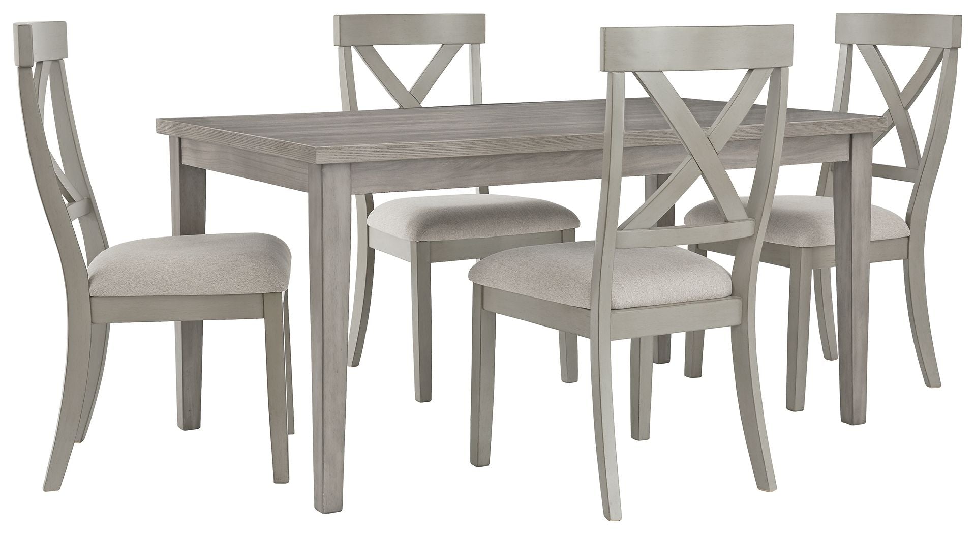 Parellen - Gray - Rectangular Dining Room Table - Hornell Furniture Outlet