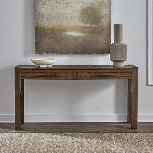 Broadmore - Console Table - Brown - Hornell Furniture Outlet