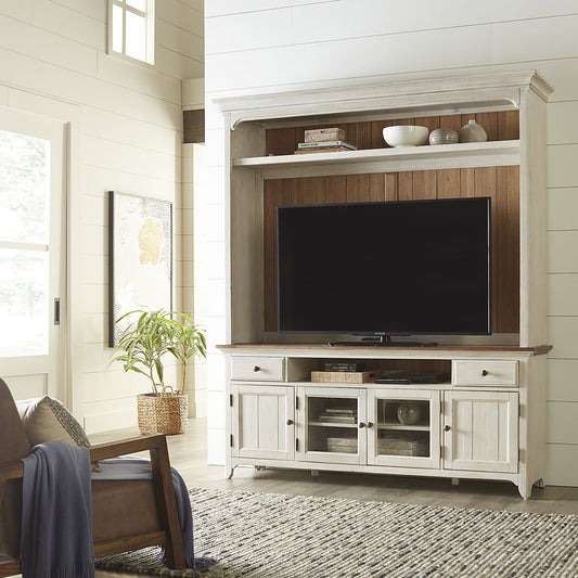 Farmhouse Reimagined - Entertainment Center - Hornell Furniture Outlet