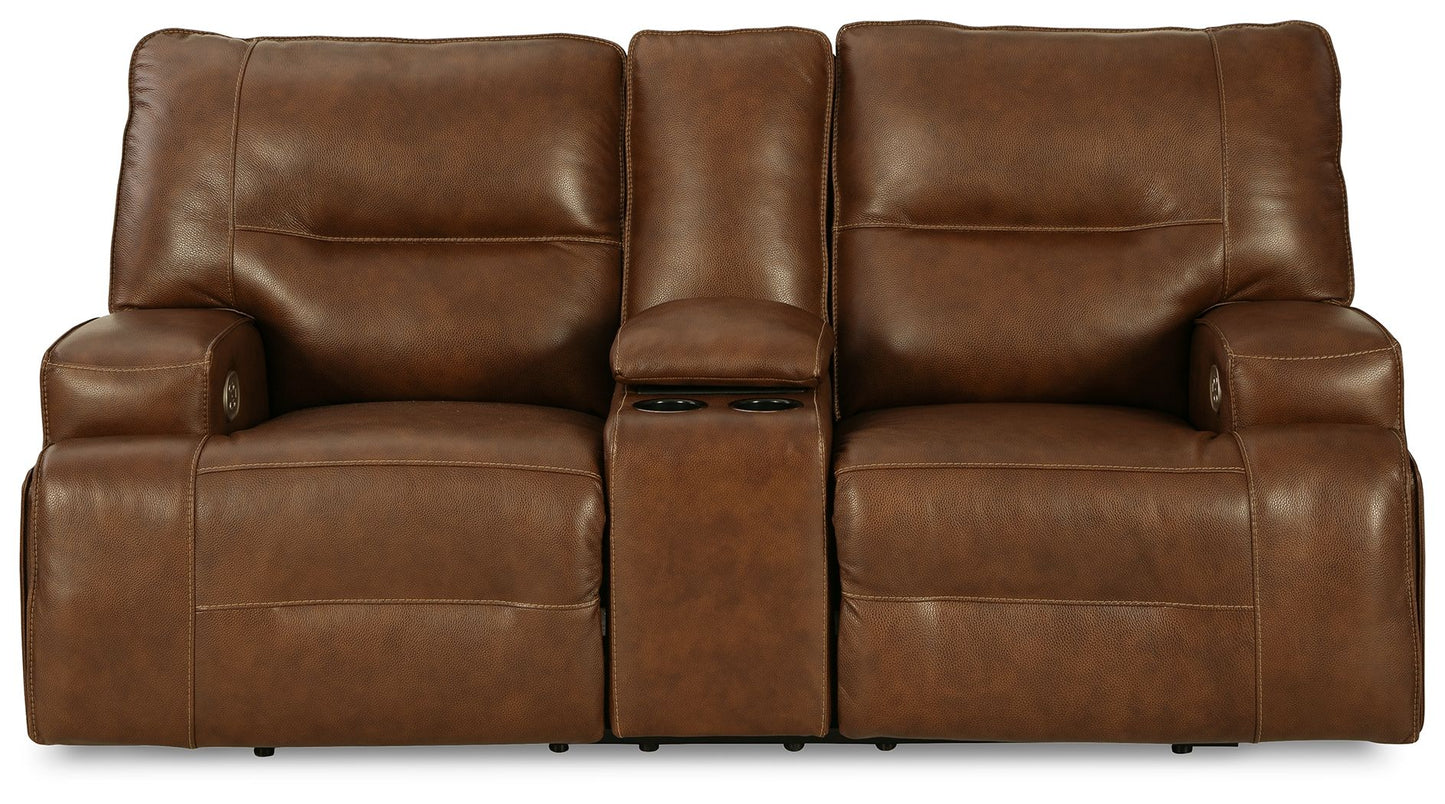 Francesca - Pwr Rec Loveseat/Con/Adj Hdrst - Hornell Furniture Outlet