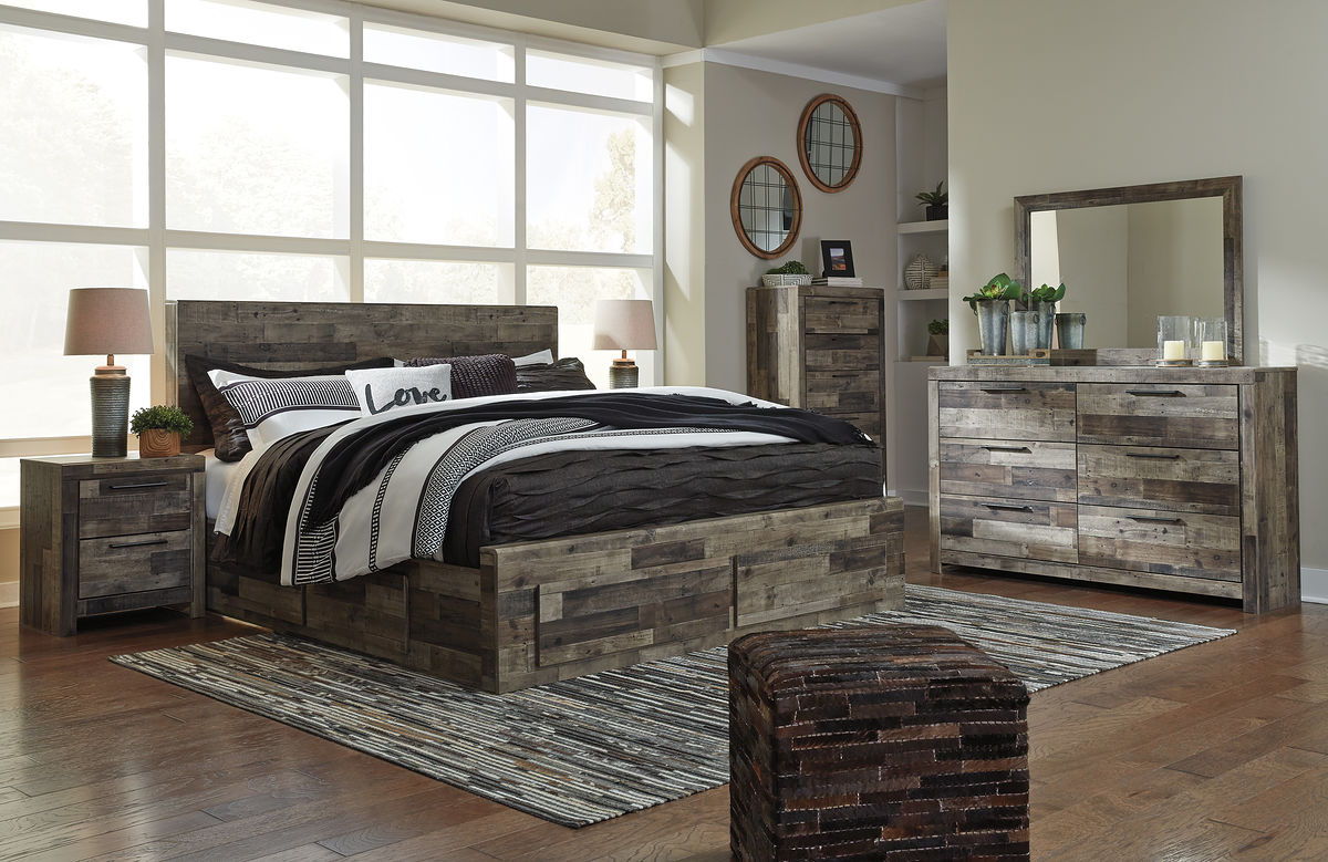Derekson - Panel Bedroom Set - Hornell Furniture Outlet