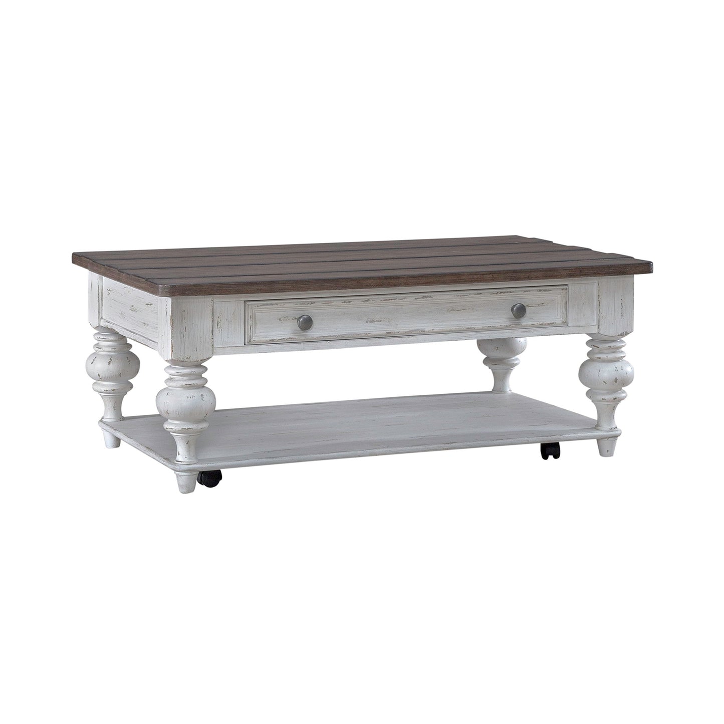River Place - Cocktail Table - White - Hornell Furniture Outlet
