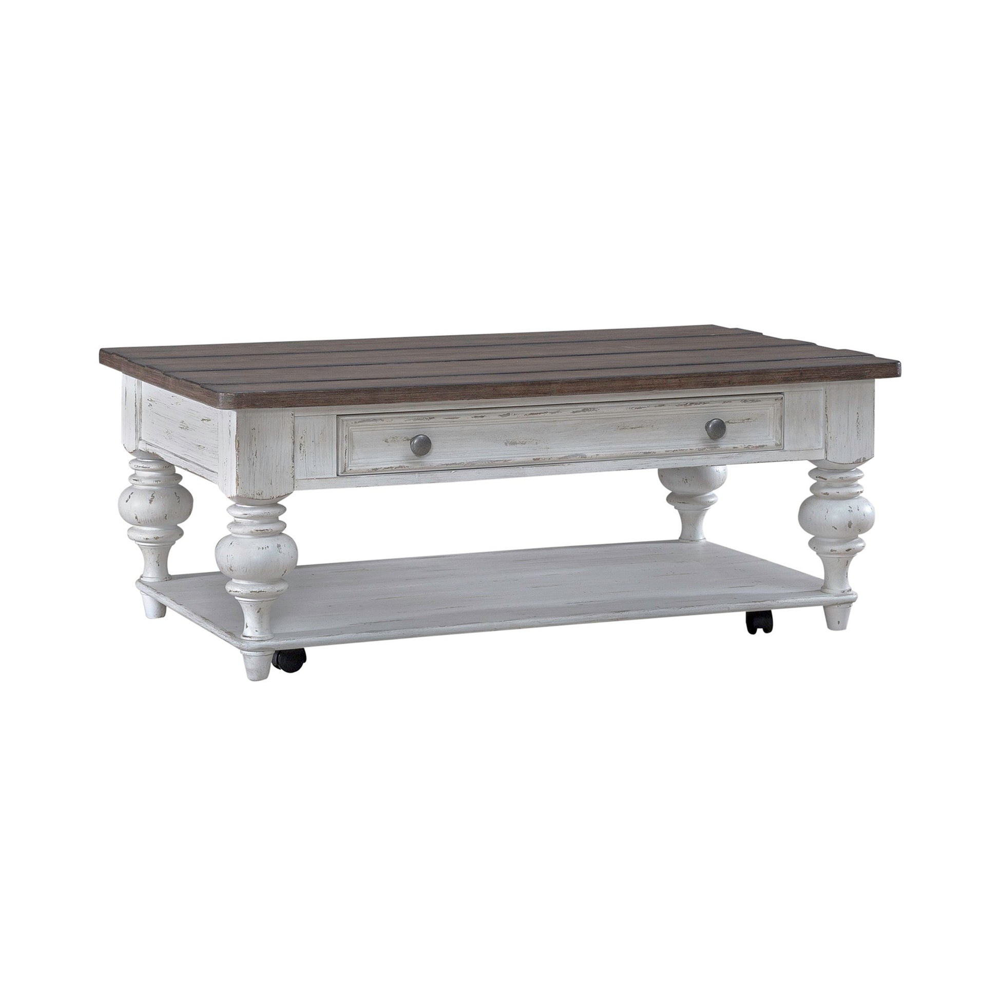 River Place - Cocktail Table - White - Hornell Furniture Outlet