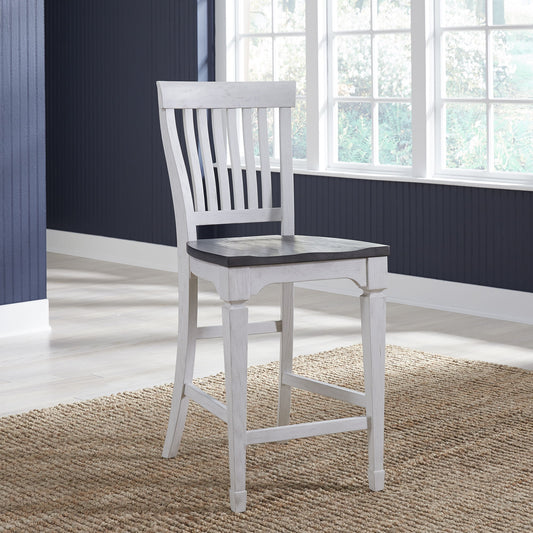 Allyson Park - Counter Height Slat Back Chair - Hornell Furniture Outlet