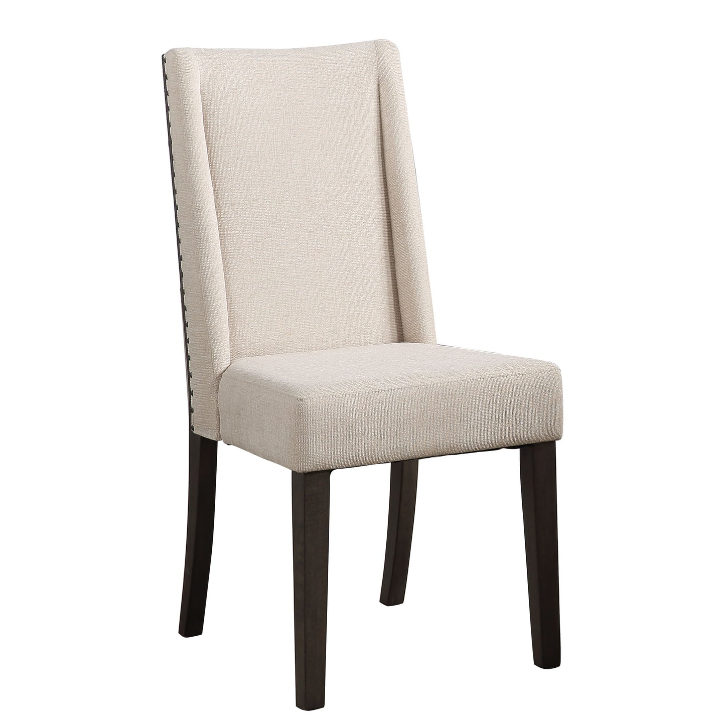 Napa - Upholstered Side Chair (Set of 2) - Dark Brown - Hornell Furniture Outlet