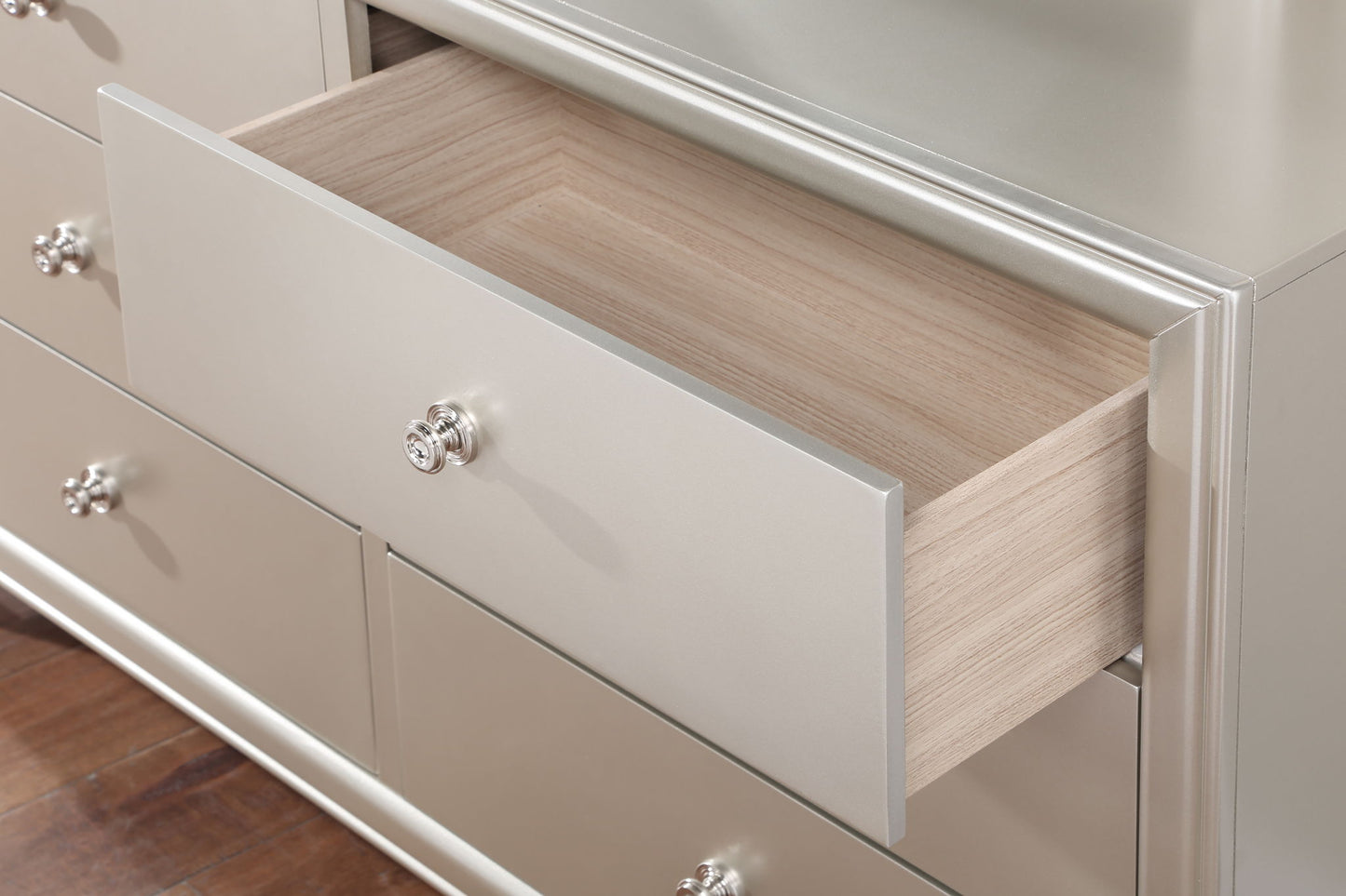 Omni - Dresser - Pearl Silver - Hornell Furniture Outlet