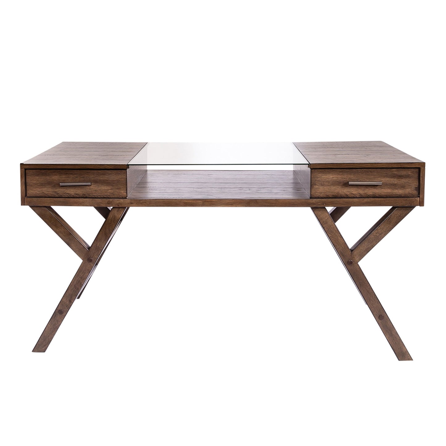 Lennox - Writing Desk - Dark Brown - Hornell Furniture Outlet