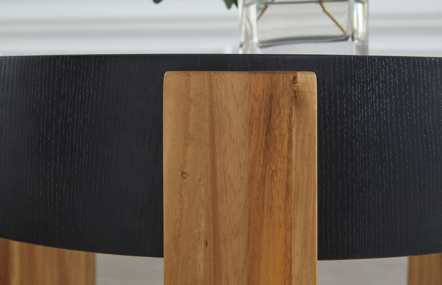 Breenmore - Black / Natural - Occasional Table Set (Set of 2) - Hornell Furniture Outlet