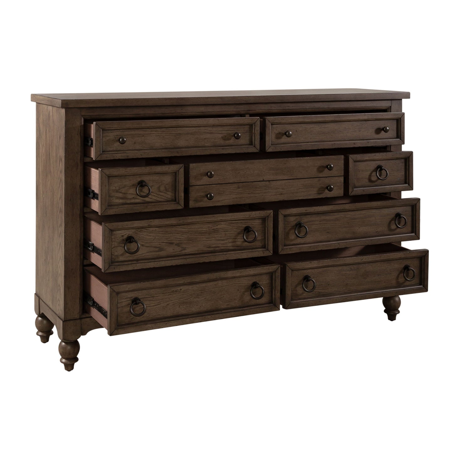 Americana Farmhouse - 9 Drawer Dresser - Hornell Furniture Outlet