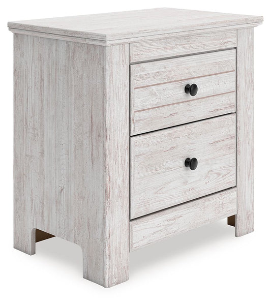 Makidern - Two Drawer Night Stand - Hornell Furniture Outlet