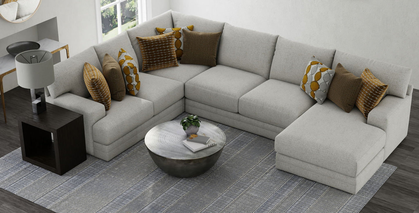 Tori - Sectional With Comfort Coil Seating And Accent Pillows Included - Hornell Furniture Outlet