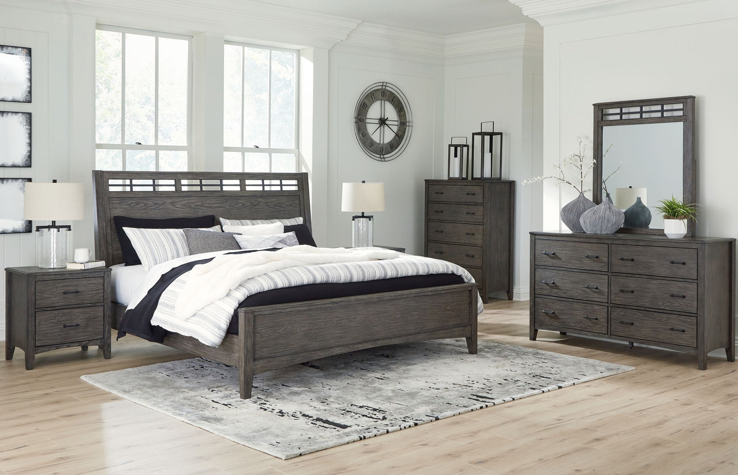 Montillan - Panel Bedroom Set - Hornell Furniture Outlet