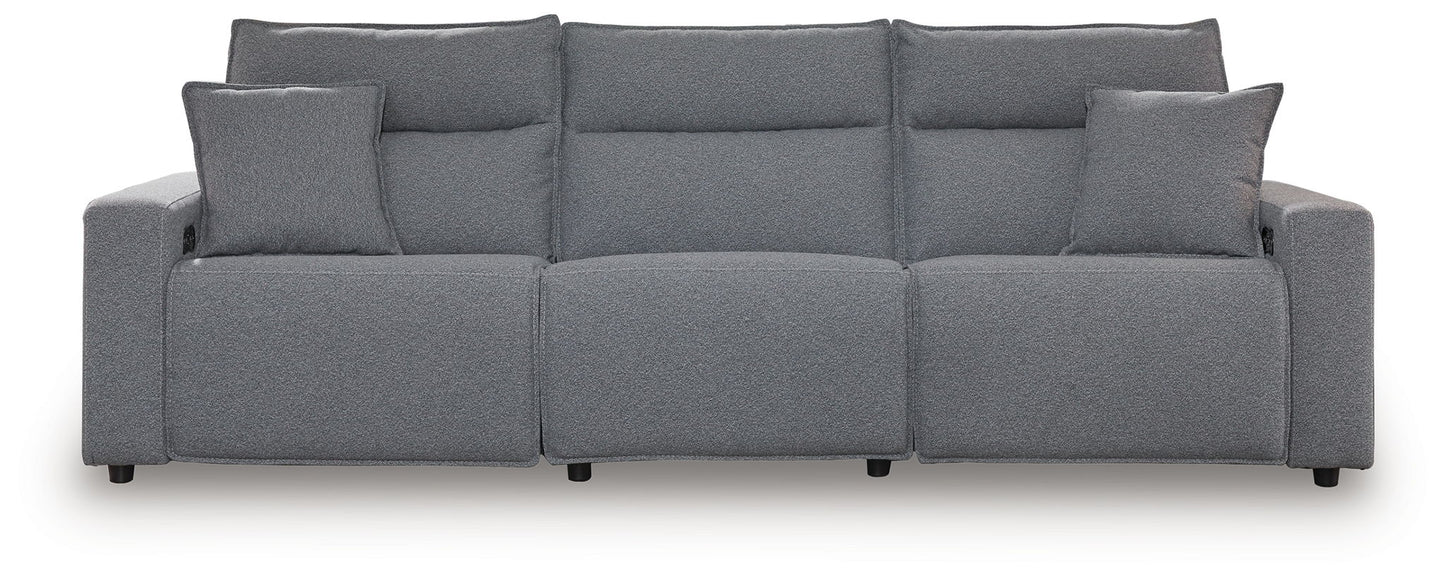 ModMax II - Salt And Pepper - Reclining Sectional - Hornell Furniture Outlet