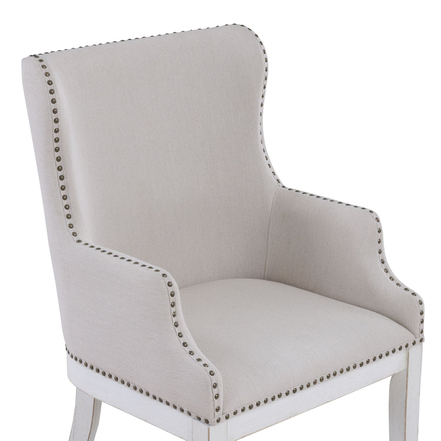 Warren - Arm Chair (Set of 2) - White - Hornell Furniture Outlet