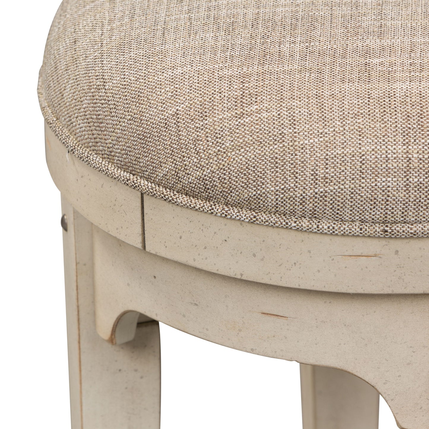 Morgan Creek - Console Swivel Stool - White - Hornell Furniture Outlet