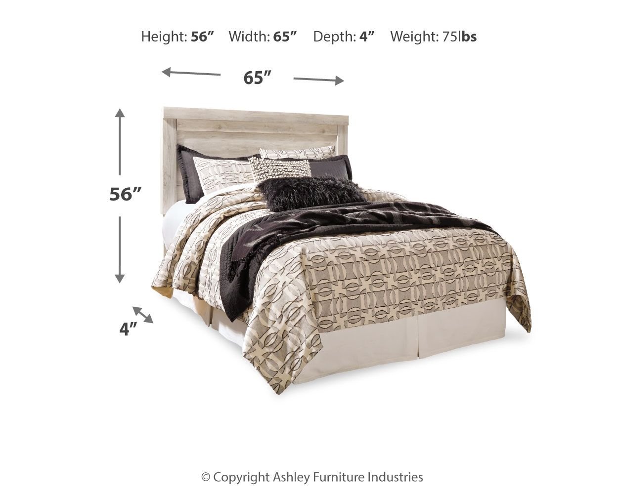 Bellaby - Panel Headboard - Hornell Furniture Outlet