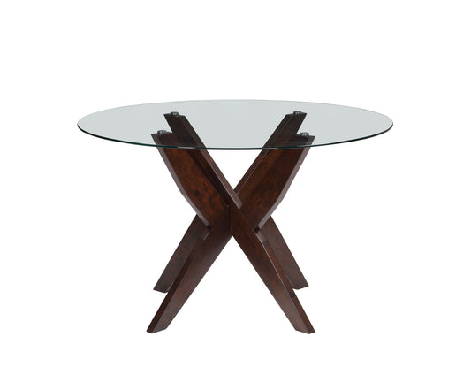Amalie - Dining Table - Dark Brown - Hornell Furniture Outlet