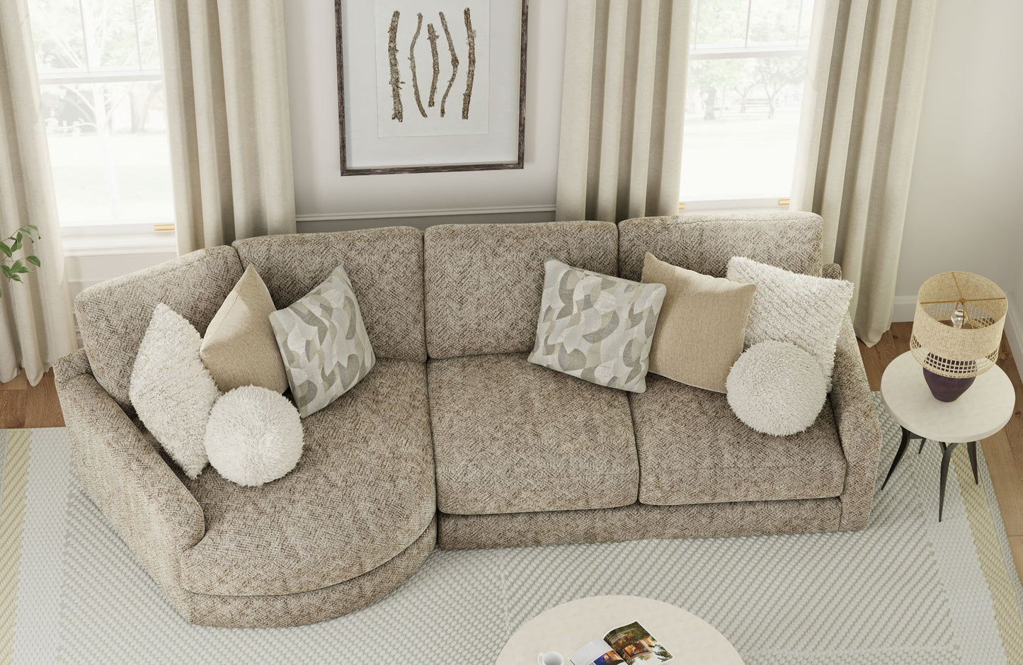 Turner - Sectional - Hornell Furniture Outlet
