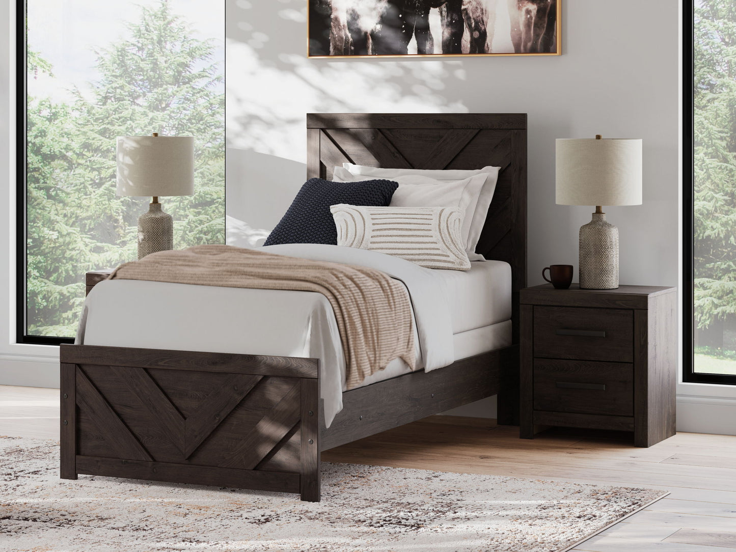 Prendonea - Panel Bedroom Set - Hornell Furniture Outlet