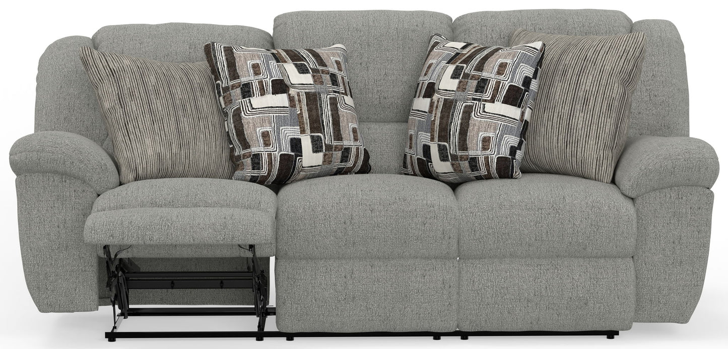 Trifecta - Sofa With 3 Recliners and Drop Down Table - Hornell Furniture Outlet