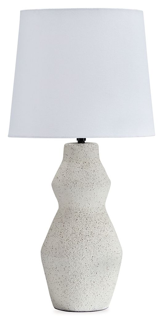 Dawthorne - Cream - Paper Table Lamp - Hornell Furniture Outlet