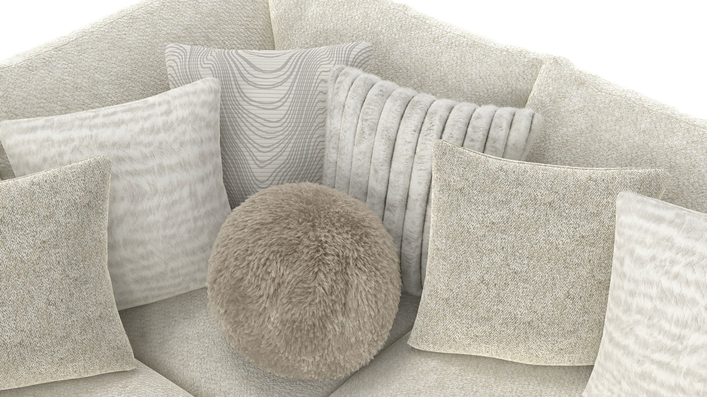 Ritzy - Modular Sofa And Included Cocktail Ottoman - Hornell Furniture Outlet