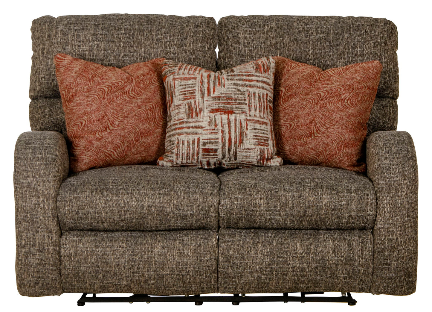Liam - Power Headrest Power Lay Flat Reclining Loveseat - Coal - Hornell Furniture Outlet