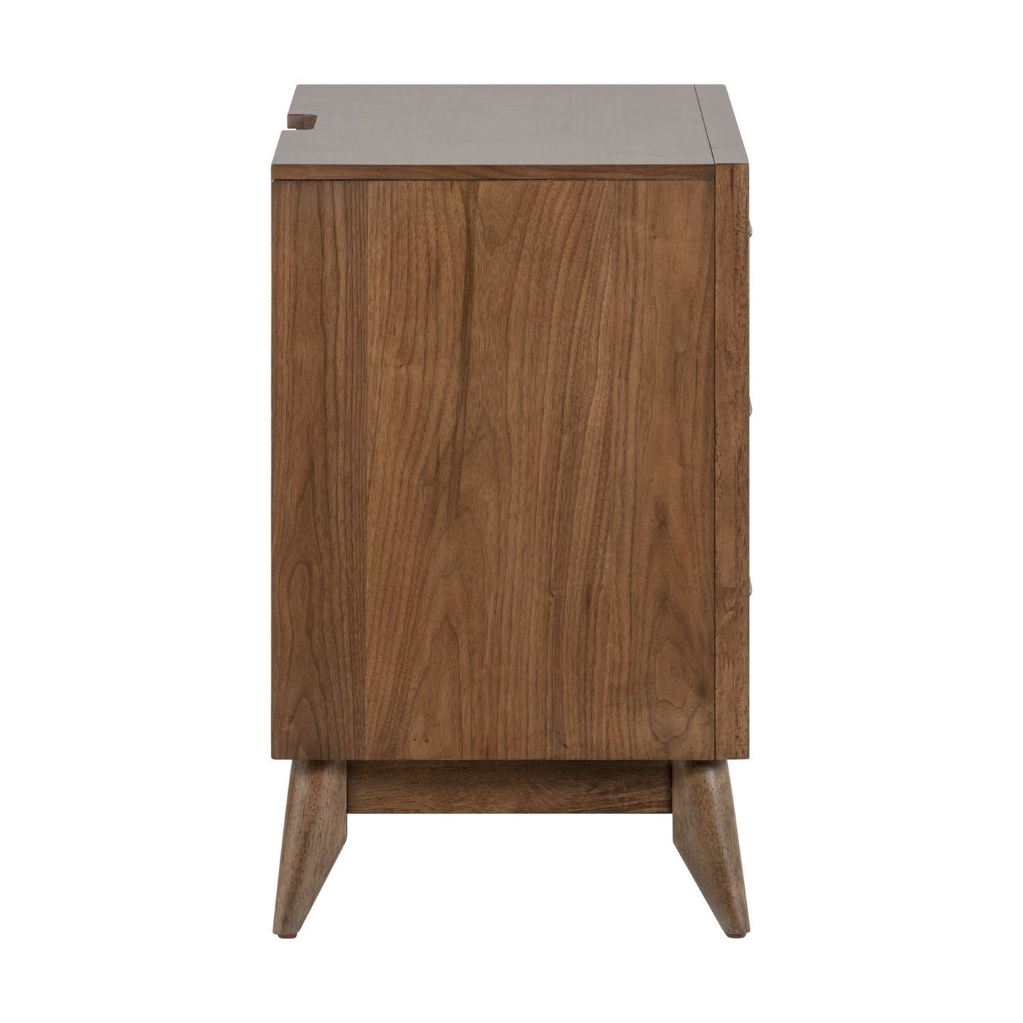 Century Modern - Nightstand With Charging Station - Light Brown - Hornell Furniture Outlet